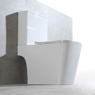 Унитаз-компакт Vincea Hope VT2-201, цвет белый, ультратонкое сиденье soft-close, P-trap