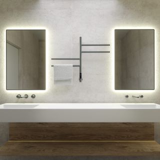 Полотенцесушитель электрический Vincea VTD-1S1CGE 43×60, графит, таймер