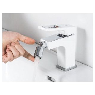 Смеситель для биде Gappo G5017-8 белый/хром