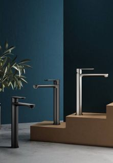 Высокий смеситель для раковины Splenka S222.15.06 чёрный