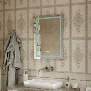 Зеркало с подсветкой Continent Verte ЗЛП477 с датчиком движения 50см