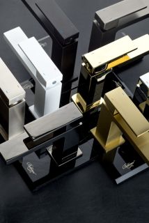 Смеситель для раковины Boheme Qubic 471-BR бронза