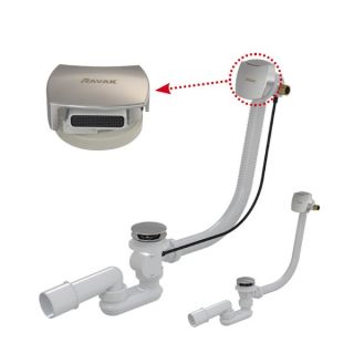 Слив-перелив Ravak 800мм X01504 полуавтомат с заполнением