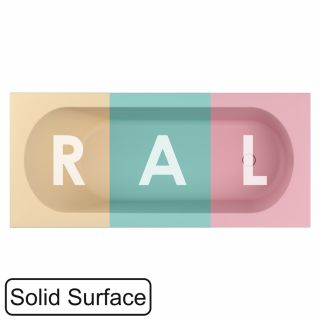 Ванна из искусственного камня WHITECROSS Gin 0217.165075.2XXXX 165x75 см RAL мат