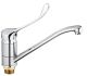 Смеситель для кухни Haiba HB4954 с хирургической ручкой хром