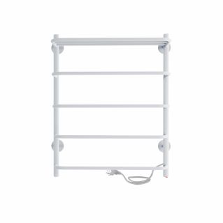 Полотенцесушитель электрический Indigo Hit LHE60-50WMR с полкой 60x50 см белый матовый