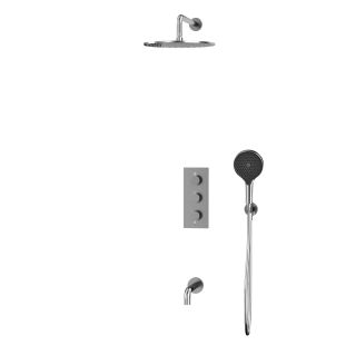 Душевой комплект термостатический WHITECROSS Y YSET11TOPNIB брашированный никель