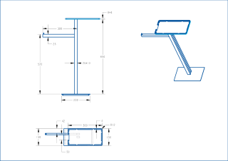 Стойка напольная с полкой и полотенцедержателем Boheme 10952-CR хром
