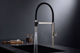 Смеситель для кухни Paulmark Leader Le214101-NI никель