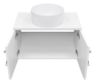 Подвесная тумба под раковину Misty Ярина 80см белый