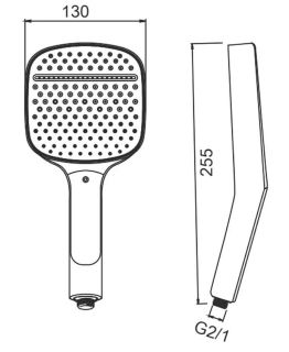 Лейка для душа Splenka S450.54 хром
