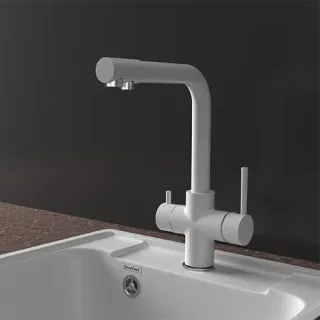 Смеситель для кухни GranFest  URBAN Z-5423 серый