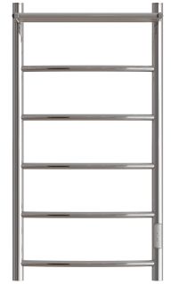 Полотенцесушитель электрический Point Афина PN04848P с полкой 40x80см хром