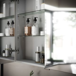 Зеркальный шкаф с подсветкой Sancos Hilton Z800 80см белый