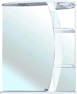 Зеркало-шкаф Bellezza Луна 60см левое белый 0000001132