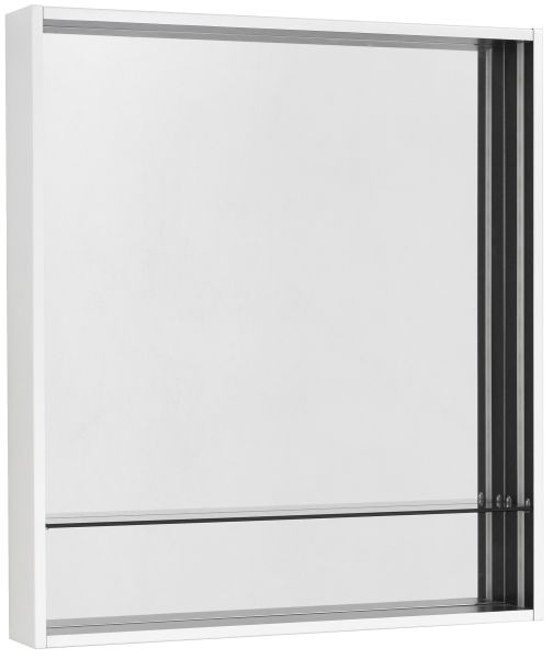 Зеркальный шкаф Акватон Ривьера 80см белый матовый 1A239102RVX20