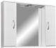 Зеркало-шкаф с подсветкой Stella Polar Концепт 80см белый SP-00000059