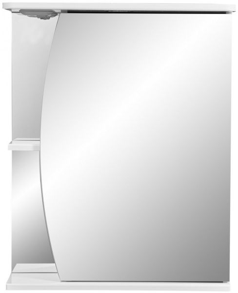 Зеркало-шкаф с подсветкой Stella Polar Лана 55см правый белый SP-00000044