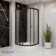 Душевой уголок с поддоном PARLY ZF911B (90х90х190)
