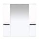 Зеркальный шкаф с подсветкой Misty Орхидея 105см белый