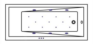 Гидромассажная ванна Whitecross Wave 0101.150070.100.RELAX.CR 150x70см Relax хром